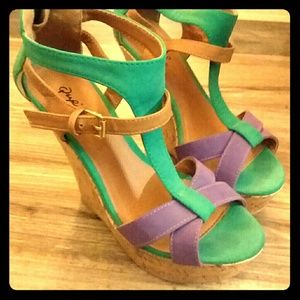 Quipid high heel wedges